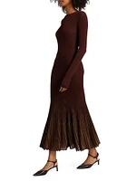 Mila Rib-Knit Maxi-Dress