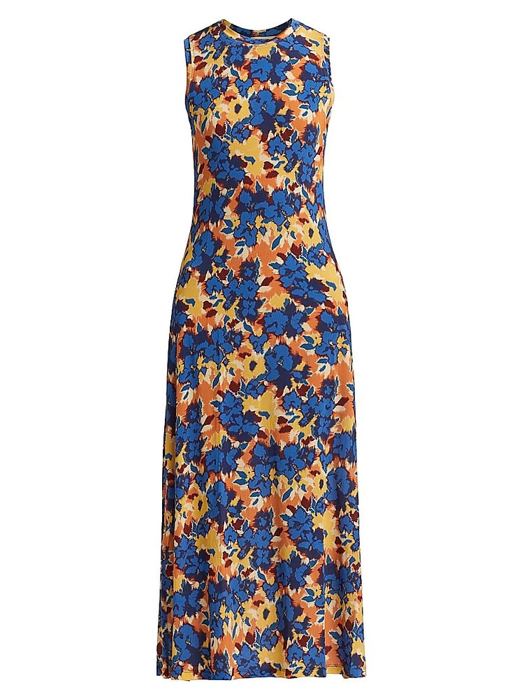 Orla Floral Jersey Midi-Dress
