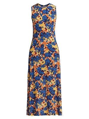 Orla Floral Jersey Midi-Dress