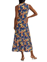 Orla Floral Jersey Midi-Dress