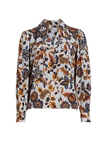 Florian Floral Silk Blouse