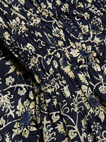 Lyria Floral Cotton-Blend Midi-Dress