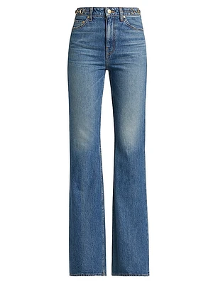 The Colette High-Rise Wide-Leg Jeans