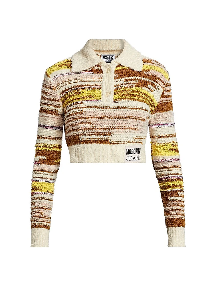 Chenille Cropped Sweater