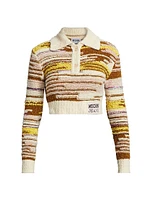 Chenille Cropped Sweater