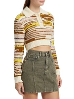 Chenille Cropped Sweater