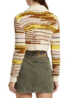 Chenille Cropped Sweater