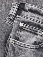 High-Rise Split Hem Bootcut Jeans