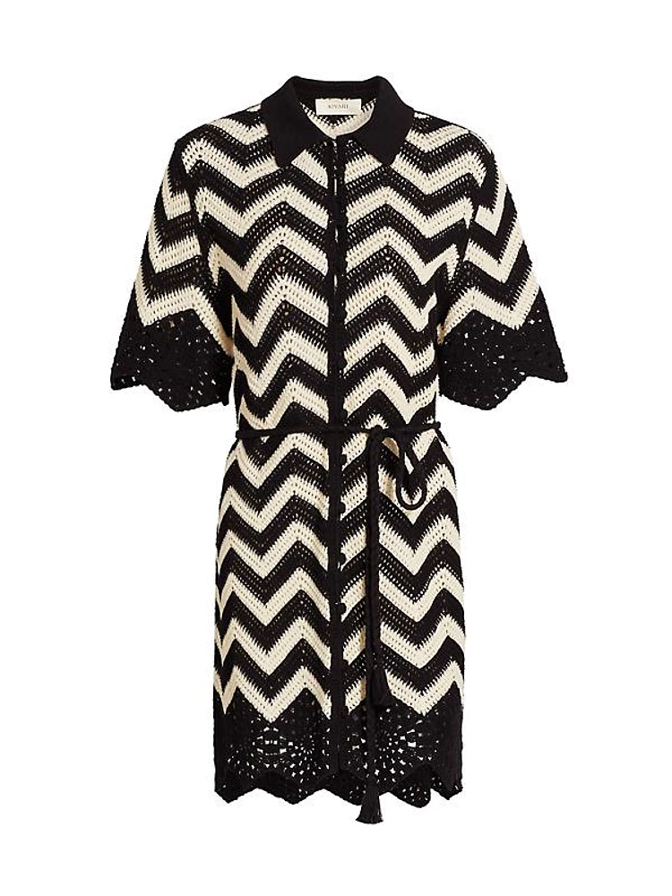 Jacinta Chevron Minidress