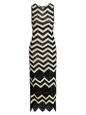 Jacinta Chevron Maxi Dress