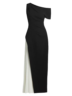 Sudden Two-Tone Maxi Dress