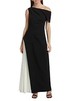 Sudden Two-Tone Maxi Dress