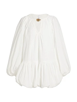 Radmoor Bubble-Hem Minidress
