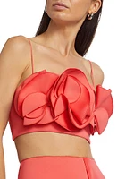 Underwood Frilled Bandeau Crop Top