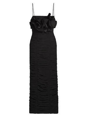 Walsworth Ruched Midi Dress