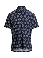 RLX Logo Golf Ball Print Polo Shirt
