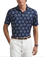 RLX Logo Golf Ball Print Polo Shirt