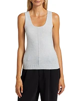 Cashmere Two-Piece Pintuck Turtleneck Sweater