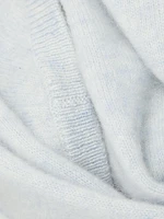 Cashmere Two-Piece Pintuck Turtleneck Sweater