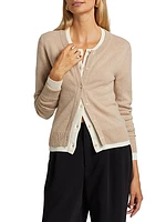 Wool & Cashmere Layered Cardigan