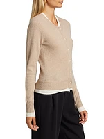 Wool & Cashmere Layered Cardigan