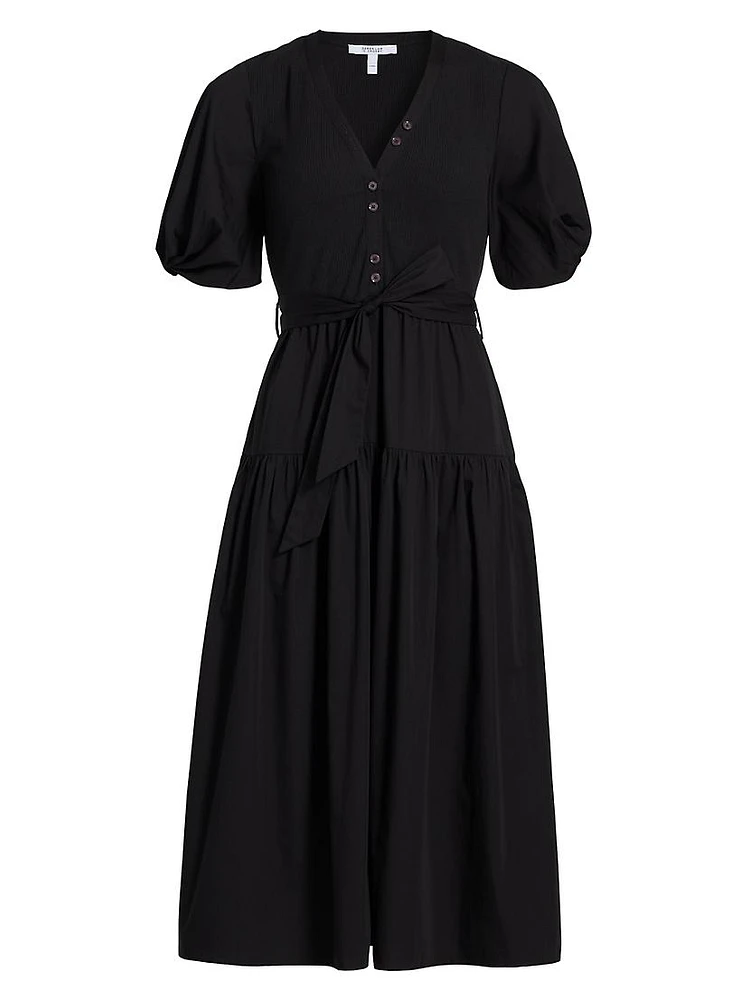 Natalia Mixed Media Dress