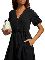 Natalia Mixed Media Dress