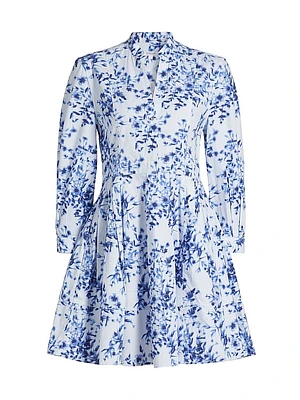 Jessica Floral Cotton Minidress