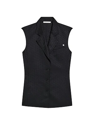 Modest Monogram Sleeveless Vest