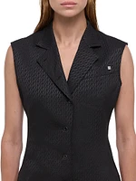 Modest Monogram Sleeveless Vest