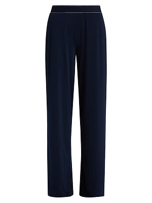 Straight-Fit Pull-On Pants