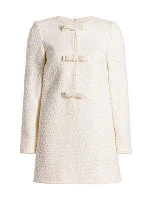 Blouclé Tie Minidress