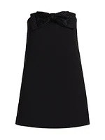Diamanté Crepe Bandeau Minidress