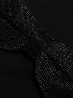 Diamanté Crepe Bandeau Minidress