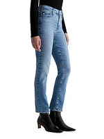 Mari Straight-Leg Crop Jeans