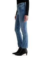 Mari Straight-Leg Crop Jeans