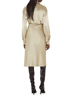 De Lovie Knotted Shirtdress