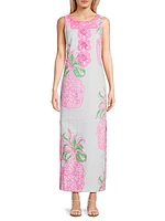 Marleigh Floral Stretch Cotton Maxi Dress