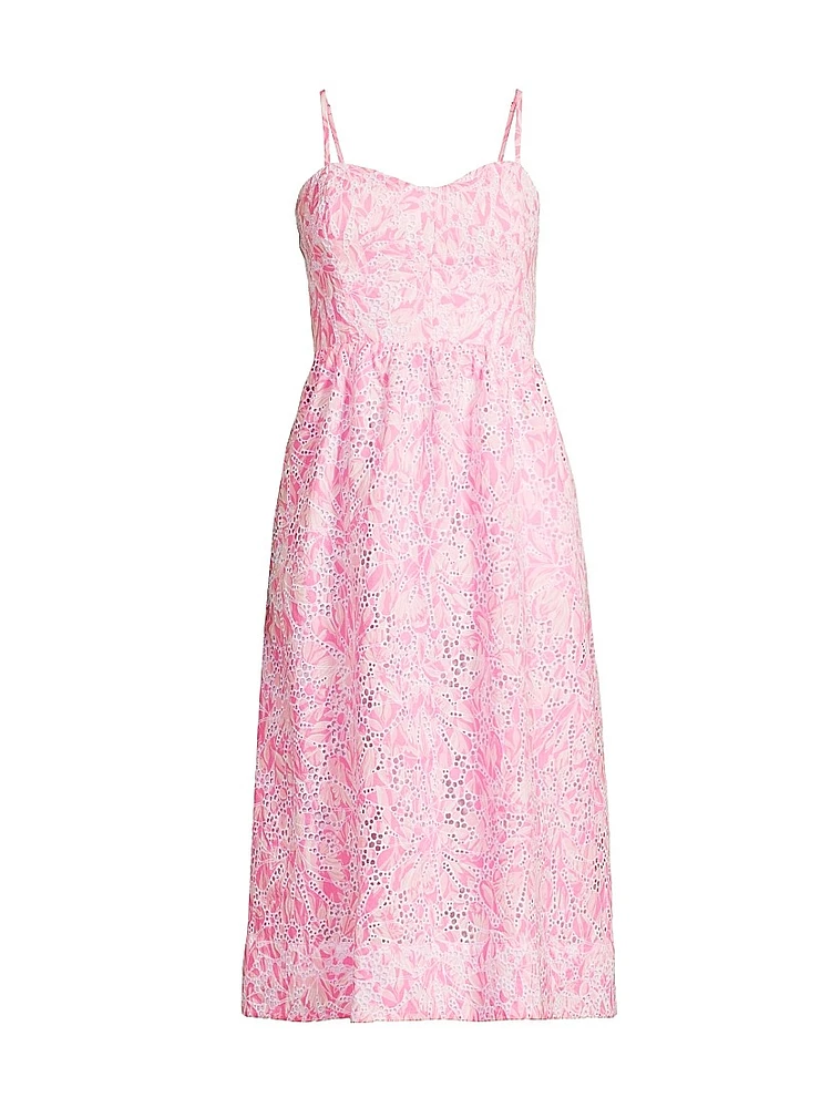 Allarie Cotton Midi-Dress