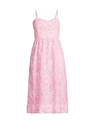 Allarie Cotton Midi-Dress