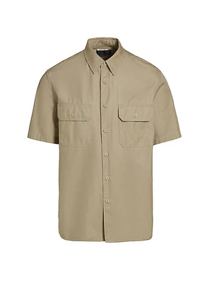 Short-Sleeve Double-Pocket Shirt