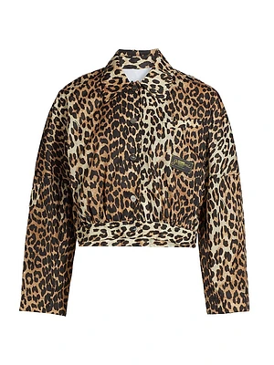 Duchesse Leopard Short Jacket