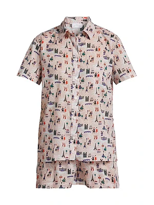 Paris Cotton Short Pajamas
