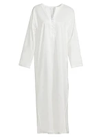 Valentina Lace-Trimmed Kaftan Nightie