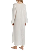 Valentina Lace-Trimmed Kaftan Nightie