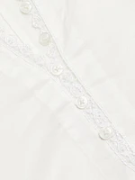 Valentina Lace-Trimmed Kaftan Nightie