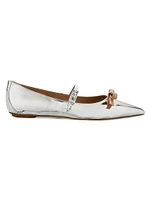 Felicity Mirrored Leather Mary Jane Shoes