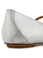 Felicity Mirrored Leather Mary Jane Shoes