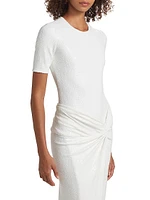 Sequined Matte Jersey Bodysuit