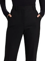 Anita Stretch-Wool Straight-Leg Pants